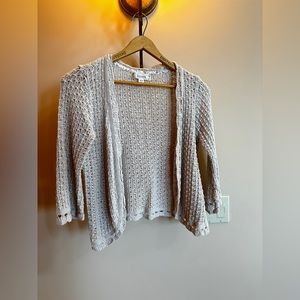 Natural light weight sweater.
